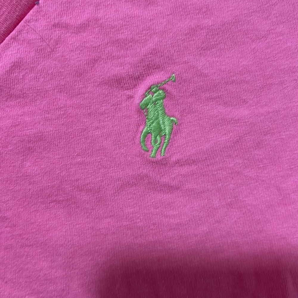 Ralph Lauren Women’s Size Medium Pink Tee GUC - Picture 3 of 5